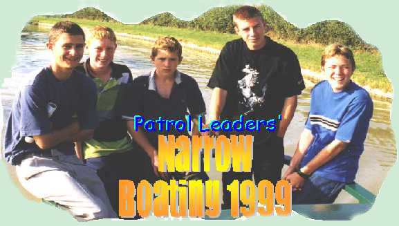 Patrol Leaders' Narrow Boating 1999