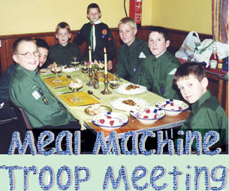 Meal Machine Troop Meeting - Kestrels